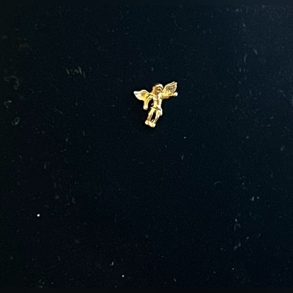Angel pin 10k gold plated Angel lapel Pin by Ballou Regg’d.Excellent condition - Picture 2 of 9